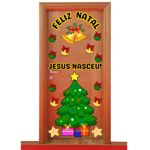 PAINEL DE PORTA - JESUS NASCEU!