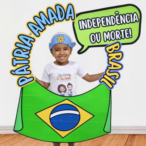 MOLDURA PARA FOTO INDEPENDÊNCIA DO BRASIL