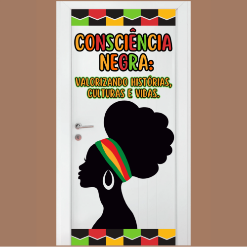 PAINEL DE PORTA - CONSCIÊNCIA NEGRA
