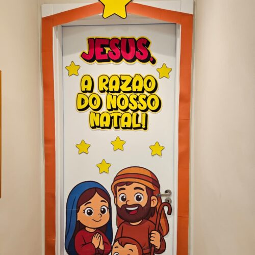 PAINEL DE PORTA - JESUS, RAZÃO DO NOSSO NATAL