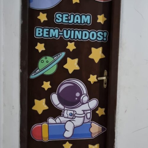 PAINEL DE PORTA - ASTRONAUTA