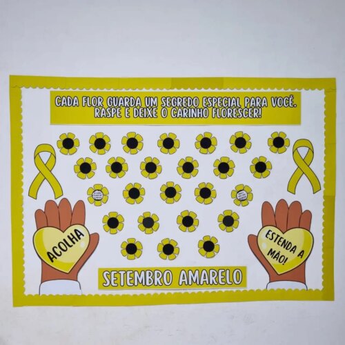PAINEL RASPADINHA - SETEMBRO AMARELO