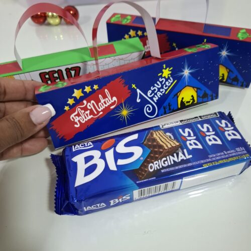 LEMBRANCINHA DE NATAL - CAIXA DE BIS