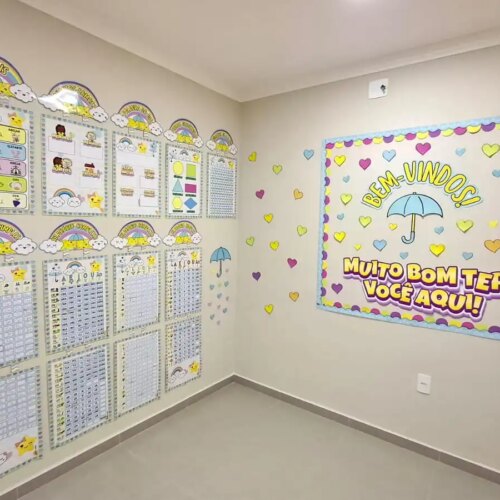 KIT SALA DE AULA - CHUVA DE AMOR