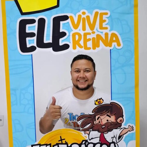 MOLDURA GIGANTE - PÁSCOA - ELE VIVE /REINA