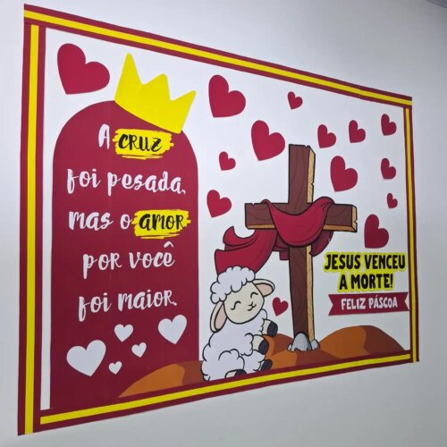 PAINEL DE PÁSCOA (CRUZ PESADA)