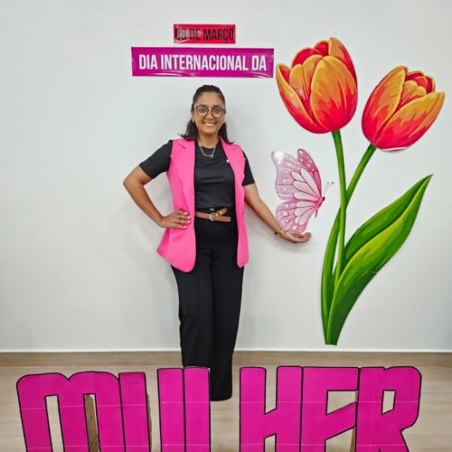 PAINEL DIA DA MULHER - TULIPA GIGANTE
