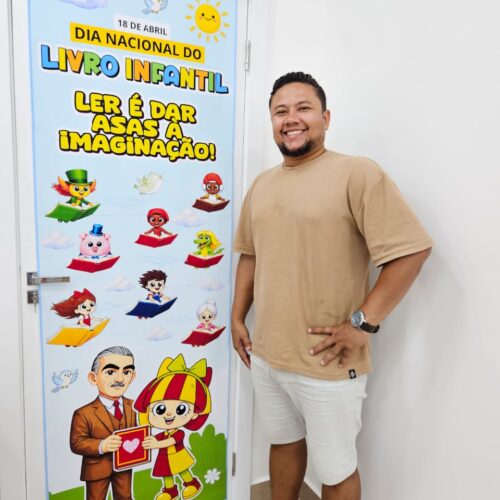 CARTAZ DE PORTA - DIA NACIONAL DO LIVRO INFANTIL