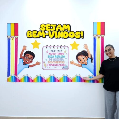 PAINEL VOLTA AS AULAS NOVO TEMPO