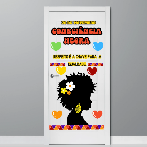 PAINEL DE PORTA CONSCIÊNCIA NEGRA